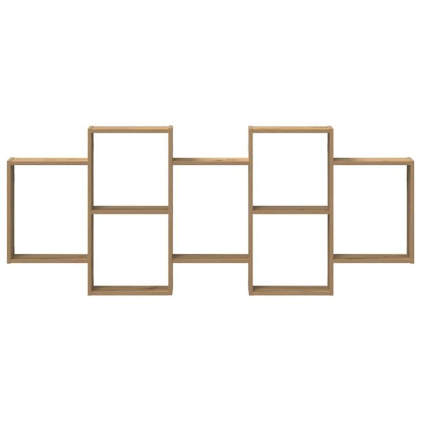 vidaXL Ράφι Τοίχου Αρτισιανή Δρυς 159x18x65 εκ. από Επεξεργασμένο Ξύλο