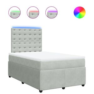 vidaXL &Kappa;&rho;&epsilon;&beta;ά&tau;&iota; Boxspring &mu;&epsilon; &Sigma;&tau;&rho;ώ&mu;&alpha; &Alpha;&nu;&omicron;&iota;&chi;&tau;ό &Gamma;&kappa;&rho;&iota; 120x190 &epsilon;&kappa;. &Beta;&epsilon;&lambda;&omicron;ύ&delta;&iota;&nu;&omicron;