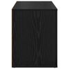 vidaXL Ράφι Παπουτσιών Μαύρη δρυς 75 x 35 x 45 εκ. Επεξεργασμένο ξύλο