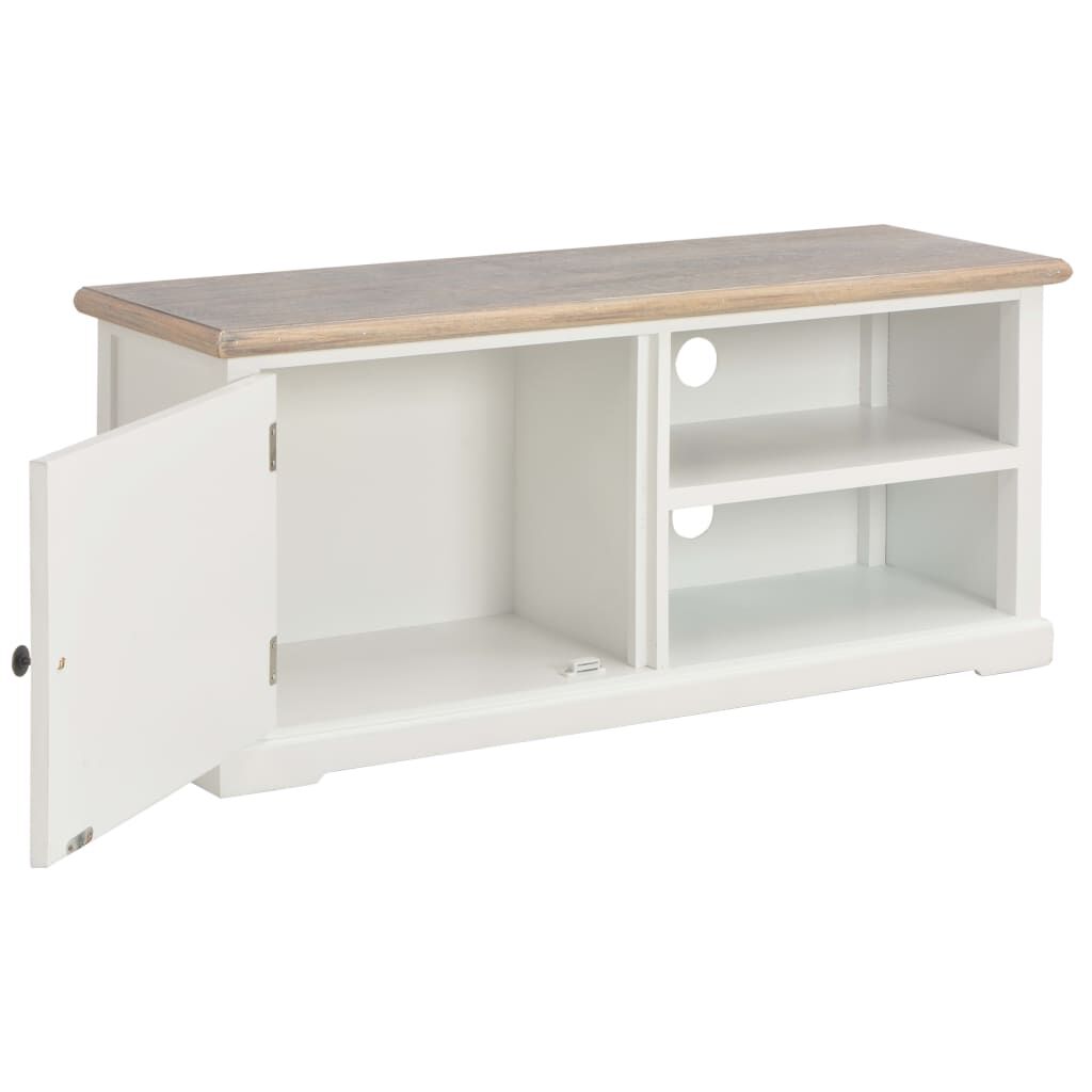 vidaXL Έπιπλο Τηλεόρασης Λευκό 90 x 30 x 40 εκ. Ξύλινο
