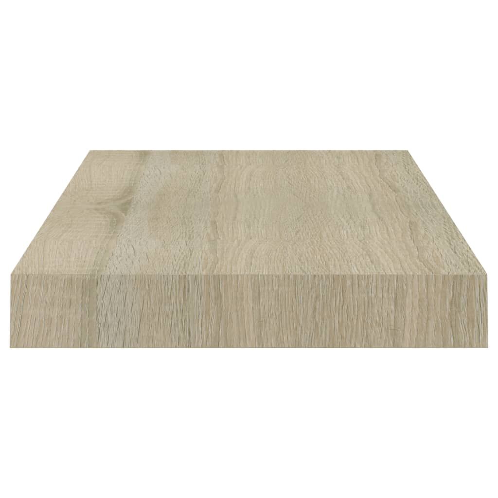 vidaXL Ράφια Τοίχου 4 τεμ. Χρώμα Δρυός 40x23x3,8 εκ. MDF