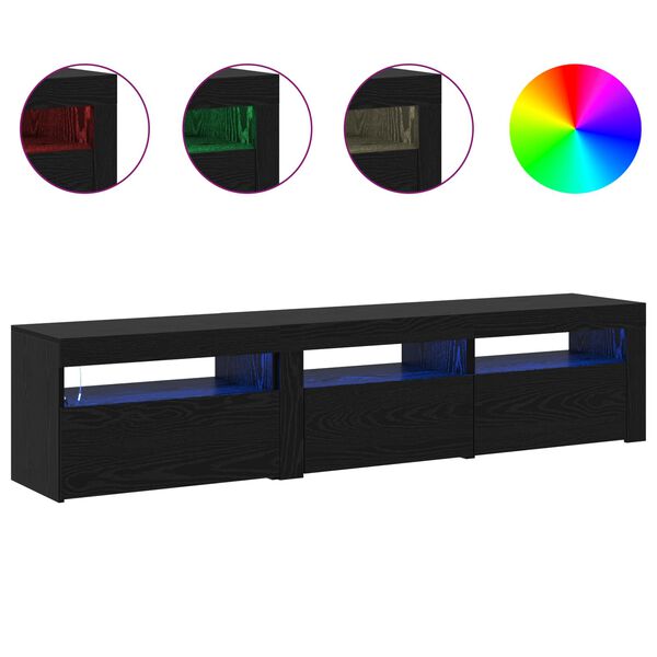 vidaXL &Nu;&tau;&omicron;&upsilon;&lambda;ά&pi;&iota; TV 2 pcs &Mu;&alpha;ύ&rho;&eta; &Omicron;&xi;&upsilon;ά 180 x 35 x 40 &epsilon;&kappa;