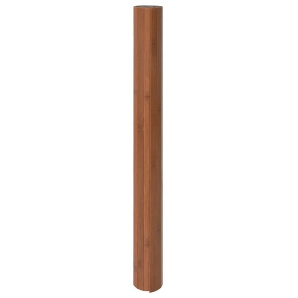 vidaXL Χαλί Ορθογώνιο Καφέ 70 x 400 εκ. Μπαμπού
