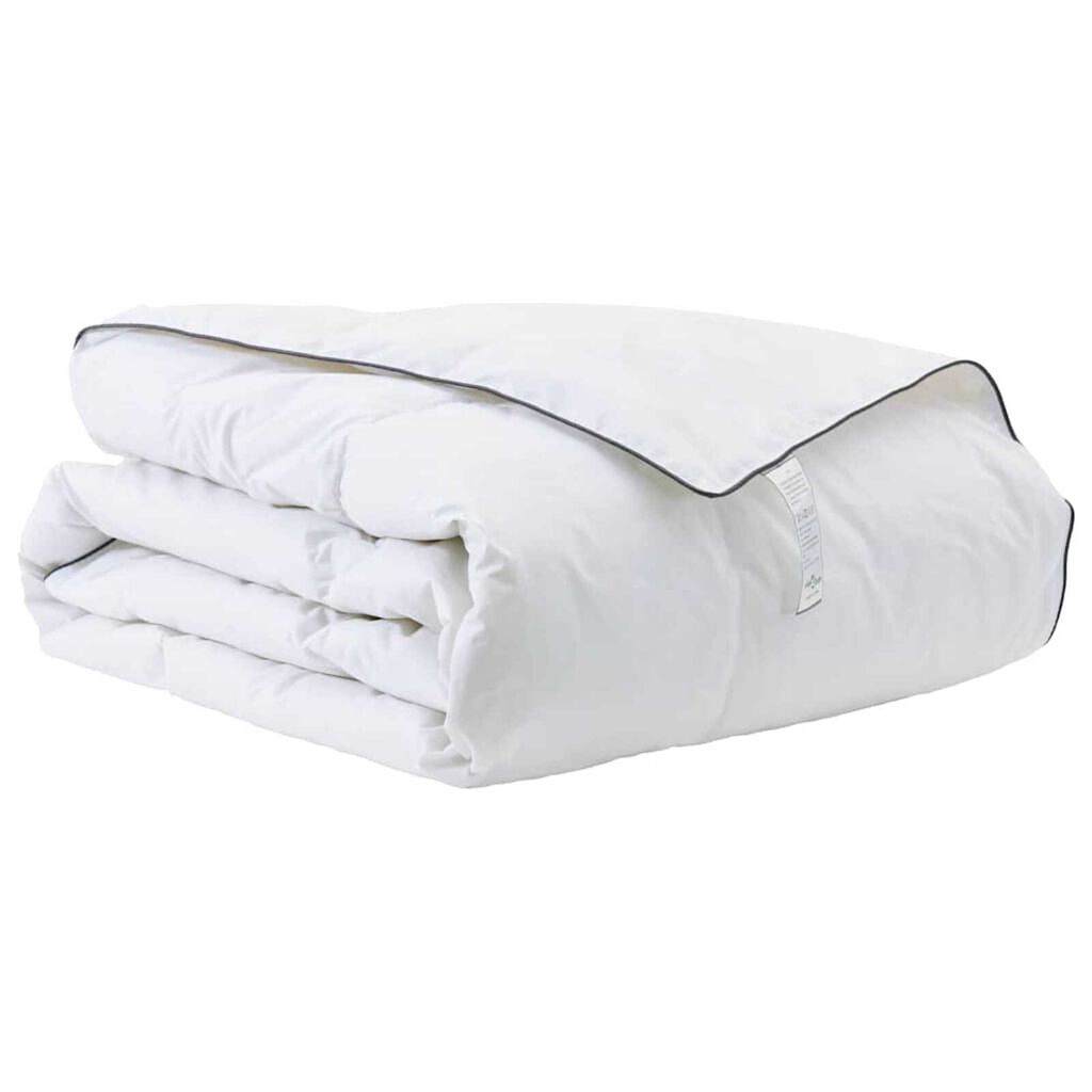 vidaXL Χειμερινό Παπλωματοθήκη Λευκό 140 x 220 cm Πούπουλο