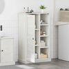 vidaXL Ντουλάπι Μπάνιου με αποθήκευση VIGO Λευκό 67.5 x 34 x 110 εκ.