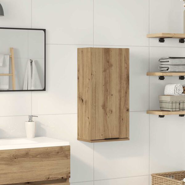 vidaXL Ντουλάπι Μπάνιου Επιτοίχιο Artisan Δρυς 32 x 20 x 67 εκ.