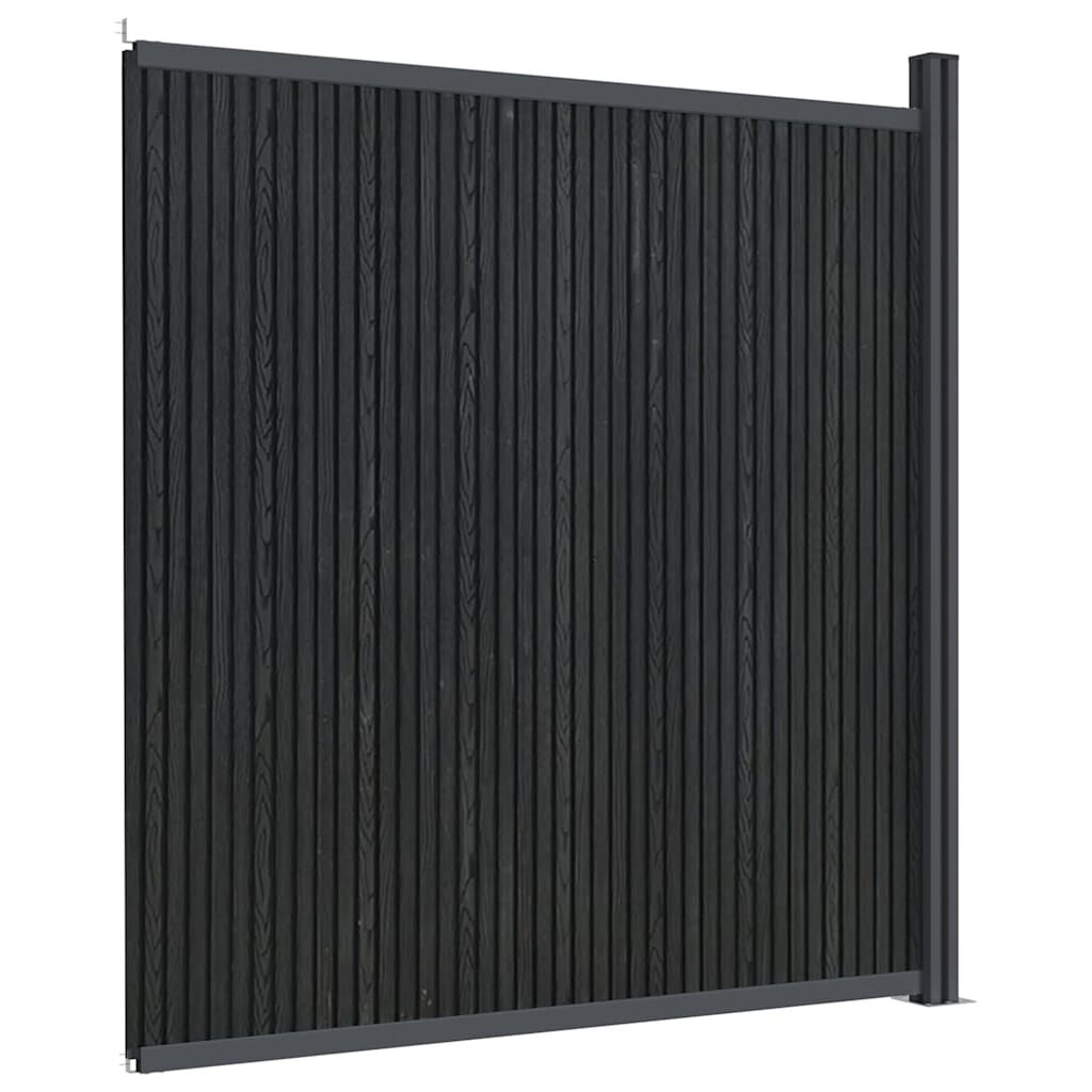 vidaXL Πάνελ Περίφραξης Γκρι 173 x 186 εκ. από WPC