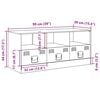 vidaXL Έπιπλο Τηλεόρασης Ροζ 99x39x44 εκ. από Ατσάλι