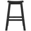 vidaXL Μπαρ σκαμπό 2 pcs Μαύρο 52 x 43 x 73.5εκ HDPE