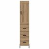 vidaXL Highboard Artisan Oak 34,5 x 34 x 180 &epsilon;&kappa;. &Epsilon;&pi;&epsilon;&xi;&epsilon;&rho;&gamma;&alpha;&sigma;&mu;έ&nu;&omicron; &xi;ύ&lambda;&omicron;