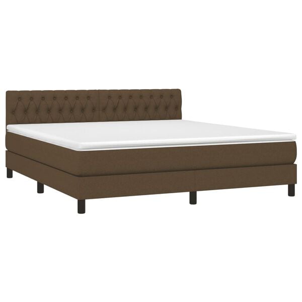 vidaXL &Kappa;&rho;&epsilon;&beta;ά&tau;&iota; Boxspring &mu;&epsilon; &Sigma;&tau;&rho;ώ&mu;&alpha; &Sigma;&kappa;&omicron;ύ&rho;&omicron; &Kappa;&alpha;&phi;έ 180x200 &epsilon;&kappa; &Upsilon;&phi;&alpha;&sigma;&mu;ά&tau;&iota;&nu;&omicron;