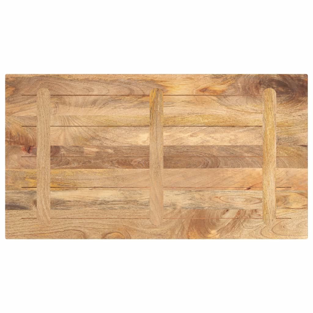 vidaXL Επιφάνεια Τραπεζιού Ορθογώνια 120x70x2,5 εκ. Μασίφ Ξύλο Μάνγκο