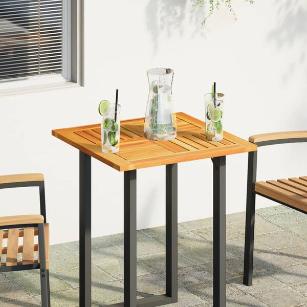 vidaXL Επιφάνεια Τραπεζιού Τετράγωνη 60x60x2 εκ. Μασίφ Ξύλο Ακακίας