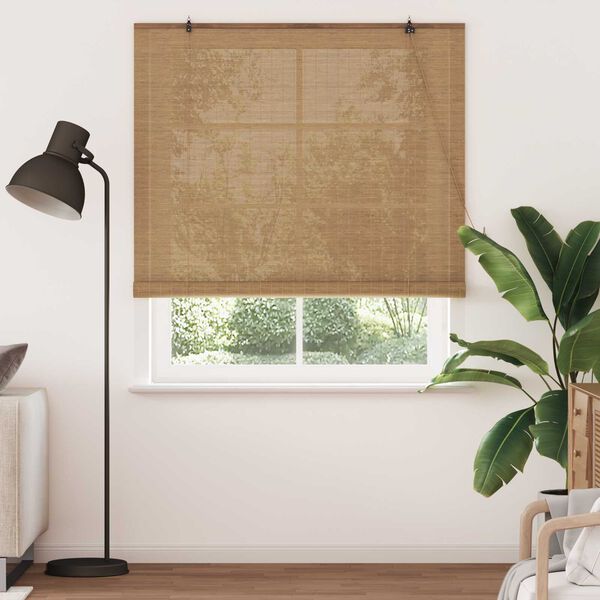 vidaXL Ρολά και Σκίες Παραθύρων Ανοιχτό καφέ 140 x 220 cm Μπαμπού