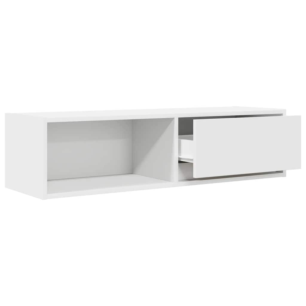 ντουλάπι τηλεόρασης vidaXL Λευκό 100x31x25,5 cm Ξύλινη κατασκευή