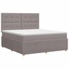 vidaXL &Kappa;&rho;&epsilon;&beta;ά&tau;&iota; box spring &mu;&epsilon; &sigma;&tau;&rho;ώ&mu;&alpha; Taupe 180 x 200 cm Ύ&phi;&alpha;&sigma;&mu;&alpha;