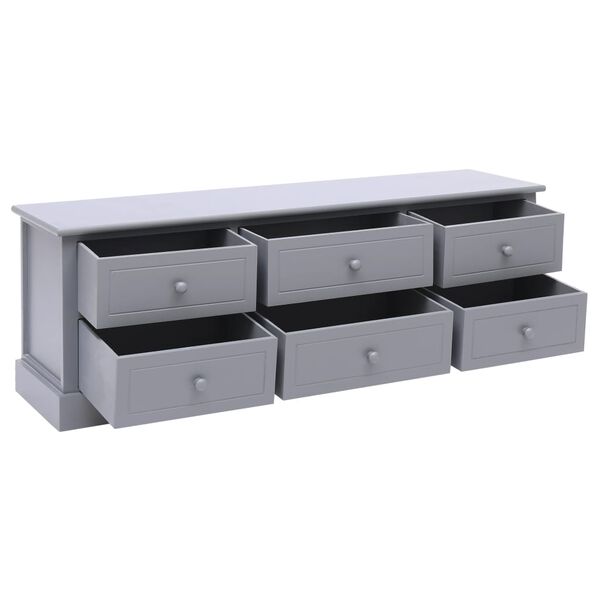 vidaXL Έπιπλο Χολ / Εισόδου Γκρι 115 x 30 x 40 εκ. Ξύλινο