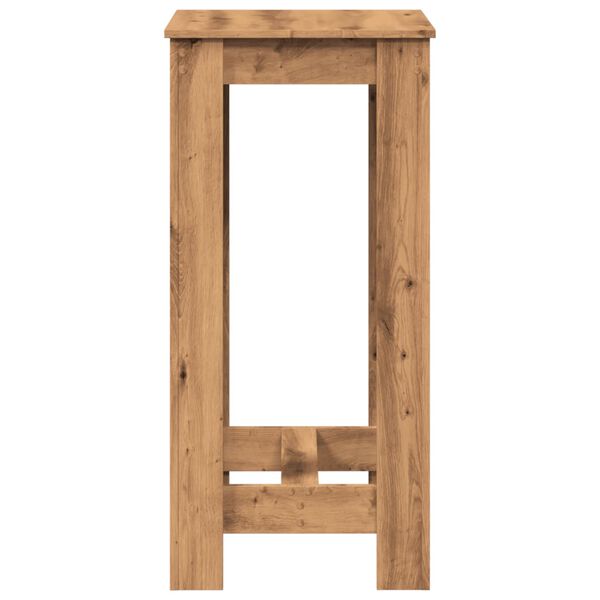 vidaXL Τραπέζι Μπαρ Αρτισιανή Δρυς 51x50x103,5 εκ. Επεξ. Ξύλο