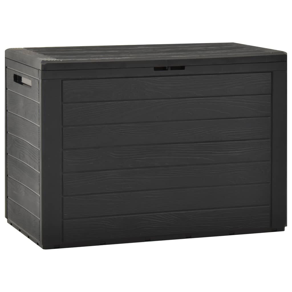 vidaXL Μπαούλο Αποθήκευσης Κήπου Ανθρακί 78 x 44 x 55 εκ.
