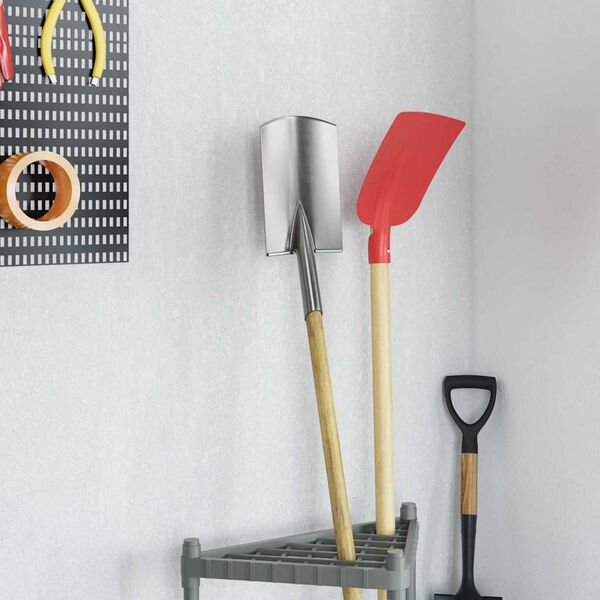 vidaXL Κεφάλι Φτυαριού 4 pcs Ασημί 43 x 17 εκ.