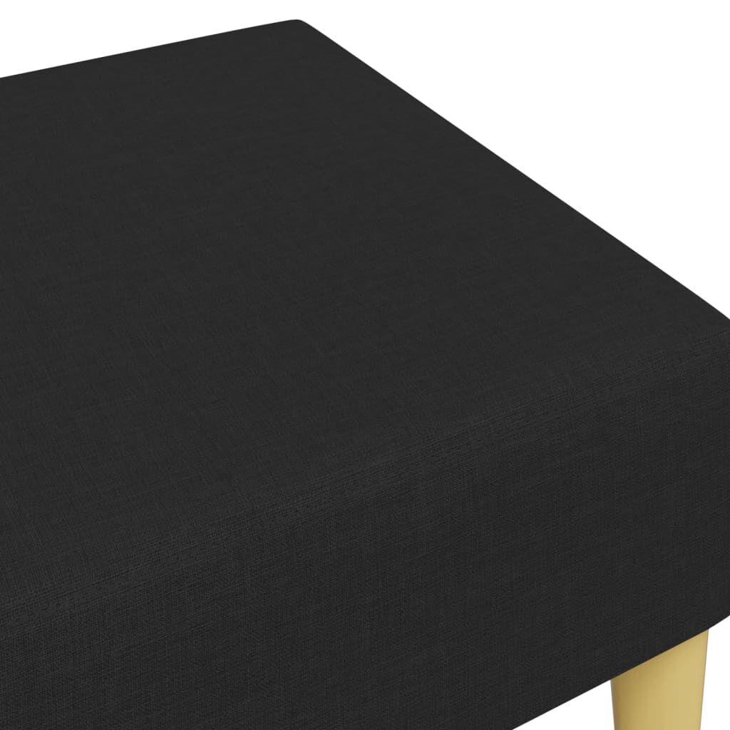 vidaXL Υποπόδιο Μαύρο 77x55x31 εκ. Υφασμάτινο