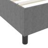 vidaXL Κρεβάτι με ελατήρια Ανοιχτό γκρι 120 x 200 cm Βελούδο