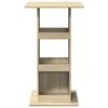 vidaXL Τραπέζι Μπαρ με Ράφια Sonoma Δρυς 60x60x102 εκ. Επεξ. Ξύλο