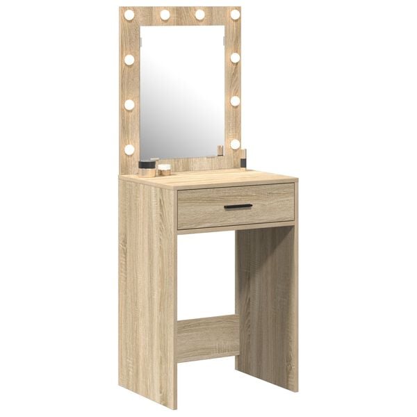 vidaXL Κομοδίνο Sonoma Δρυς 50 x 41 x 135 εκ Επεξεργασμένο ξύλο