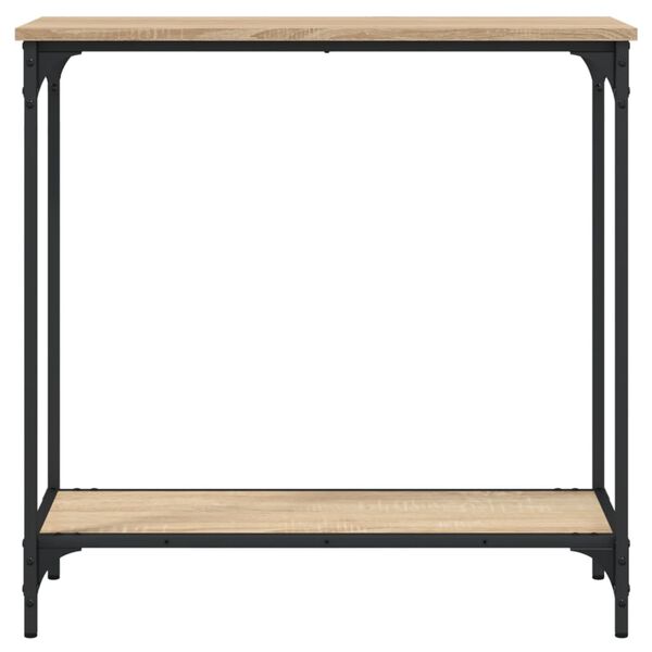 vidaXL Κονσόλα Τραπεζιού Sonoma Δρυς 75 x 30,5 x 75 εκ. από Τεχνητό Ξύλο