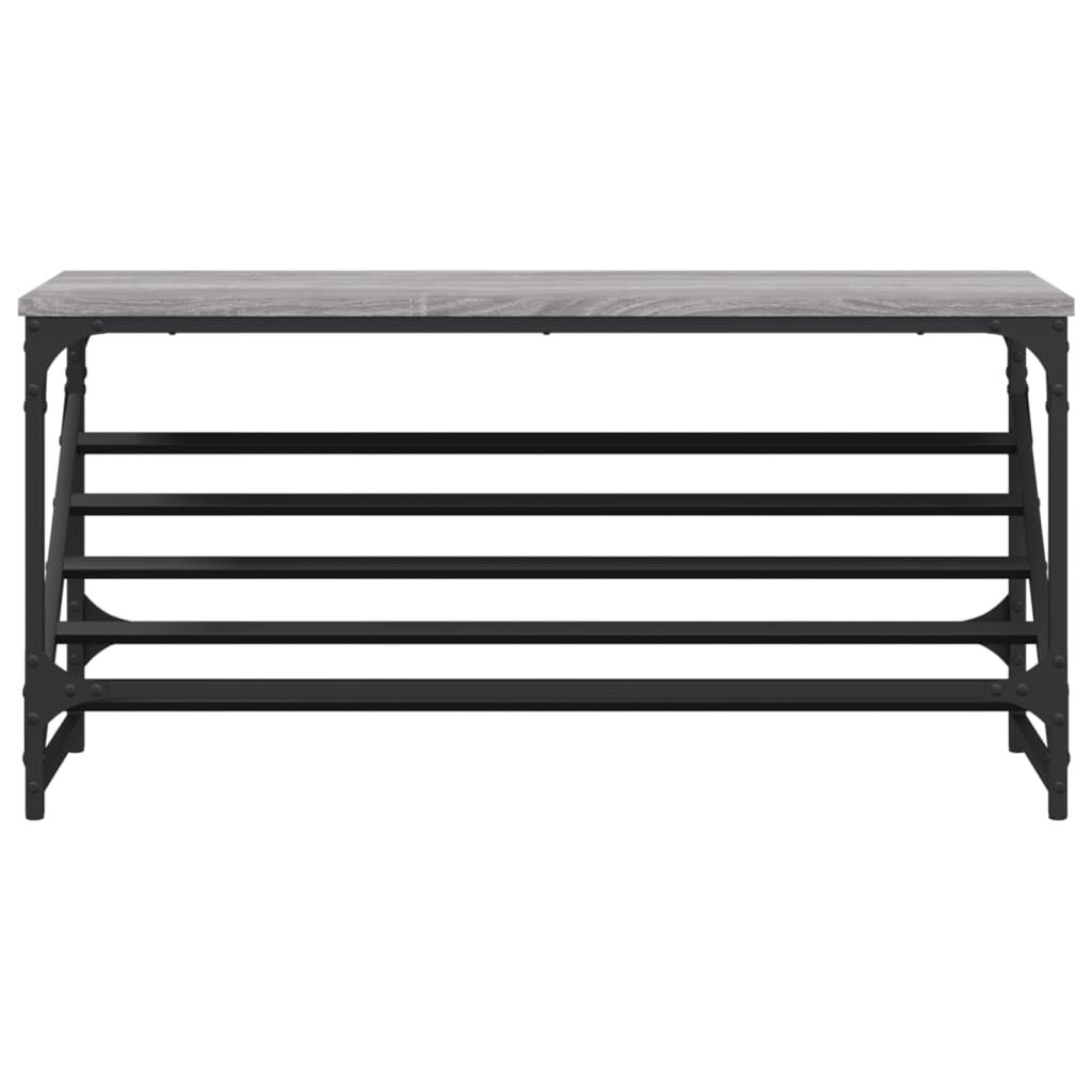 vidaXL Παπουτσοθήκη Γκρι Sonoma 90x30x45 εκ. από Επεξεργασμένο Ξύλο