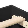 vidaXL Πλαίσιο κρεβατιού χωρίς στρώμα 140x200 εκ. Επεξεργασμένο Ξύλο