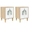 vidaXL &Kappa;&omicron;&mu;&omicron;&delta;ί&nu;&omicron; HANAU 2 &tau;&mu;&chi;. Sonoma &Delta;&rho;&upsilon;&sigmaf; 36 x 33 x 50 &epsilon;&kappa;.