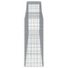 vidaXL Συρματοκιβώτια Τοξωτά 25 τεμ. 400x50x120/140 εκ. Γαλβαν. Ατσάλι