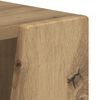 vidaXL &Pi;&lambda;&epsilon;&upsilon;&rho;&iota;&kappa;ό &Rho;ά&phi;&iota; Artisan Oak 33 x 32 x 70,5 &epsilon;&kappa; &Epsilon;&pi;&epsilon;&xi;&epsilon;&rho;&gamma;&alpha;&sigma;&mu;έ&nu;&omicron; &xi;ύ&lambda;&omicron;