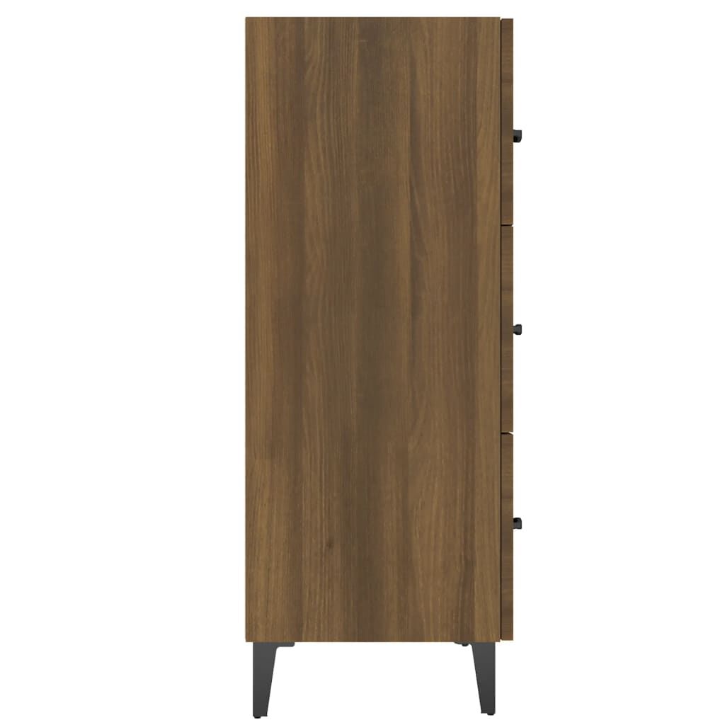 vidaXL Ντουλάπι Καφέ Δρυς 69,5 x 34 x 90 εκ. Επεξεργασμένο Ξύλο