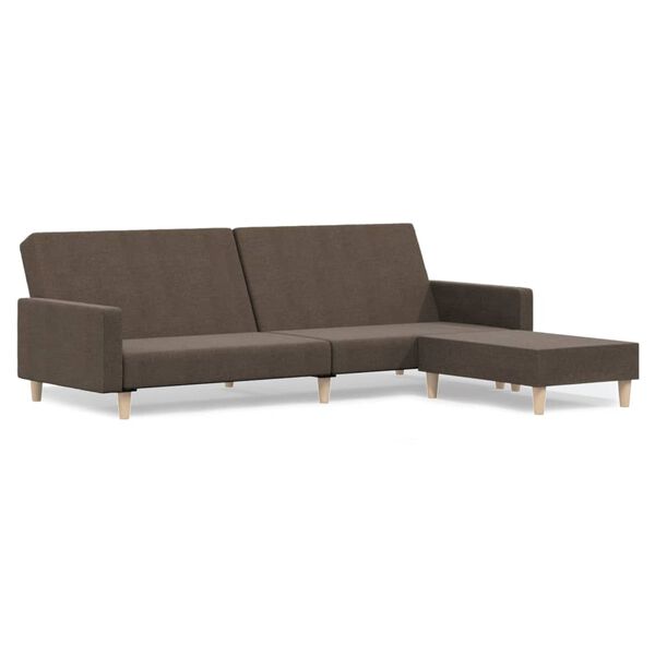 vidaXL &Kappa;&alpha;&nu;&alpha;&pi;έ&sigmaf; &Kappa;&rho;&epsilon;&beta;ά&tau;&iota; &Delta;&iota;&theta;έ&sigma;&iota;&omicron;&sigmaf; &mu;&epsilon; &Upsilon;&pi;&omicron;&pi;ό&delta;&iota;&omicron; Taupe Y&phi;&alpha;&sigma;&mu;ά&tau;&iota;&nu;&omicron;&sigmaf;