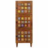 vidaXL Highboard &mu;&epsilon; &pi;ό&rho;&tau;&alpha; &Kappa;&alpha;&rho;&upsilon;&delta;&iota;ά 40 x 33 x 110 &epsilon;&kappa; &Sigma;&tau;&epsilon;&rho;&epsilon;ό &xi;ύ&lambda;&omicron; &mu;ά&nu;&gamma;&kappa;&omicron;
