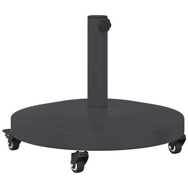 vidaXL Εξωτερική βάση ομπρέλας Σκούρο γκρι 48 x 48 x 32 εκ.