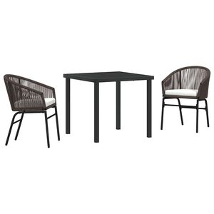 vidaXL &Sigma;έ&tau; &phi;&alpha;&gamma;&eta;&tau;&omicron;ύ &gamma;&iota;&alpha; &kappa;ή&pi;&omicron; 3 pcs &Kappa;&alpha;&phi;έ &Chi;ά&lambda;&upsilon;&beta;&alpha;&sigmaf; &mu;&epsilon; &epsilon;&pi;ί&sigma;&tau;&rho;&omega;&sigma;&eta; &pi;&omicron;ύ&delta;&rho;&alpha;&sigmaf;