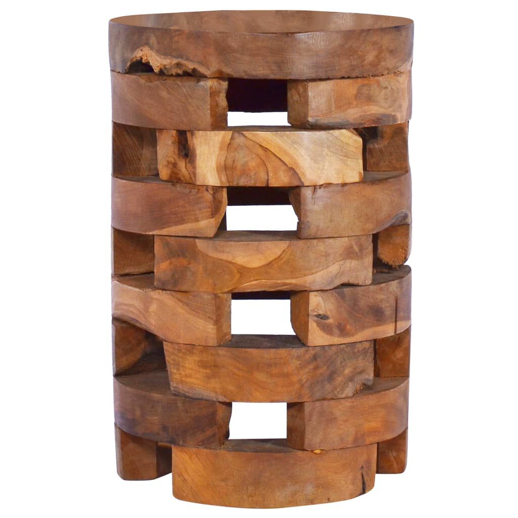 vidaXL Κομοδίνο 30 x 30 x 45 εκ. από Μασίφ Ξύλο Teak