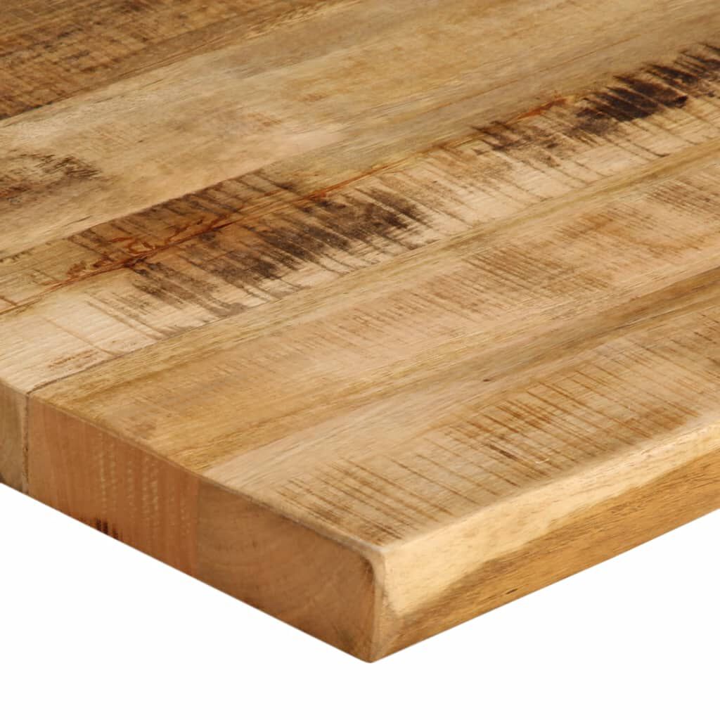 vidaXL Επιφάνεια Τραπεζιού 40x40x3,8 εκ. Live Edge Μασίφ Ξύλο Μάνγκο