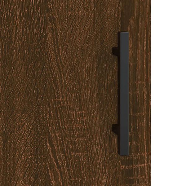 vidaXL Ντουλάπι Καφέ Δρυς 90 x 34 x 80 εκ. από Επεξεργασμένο Ξύλο