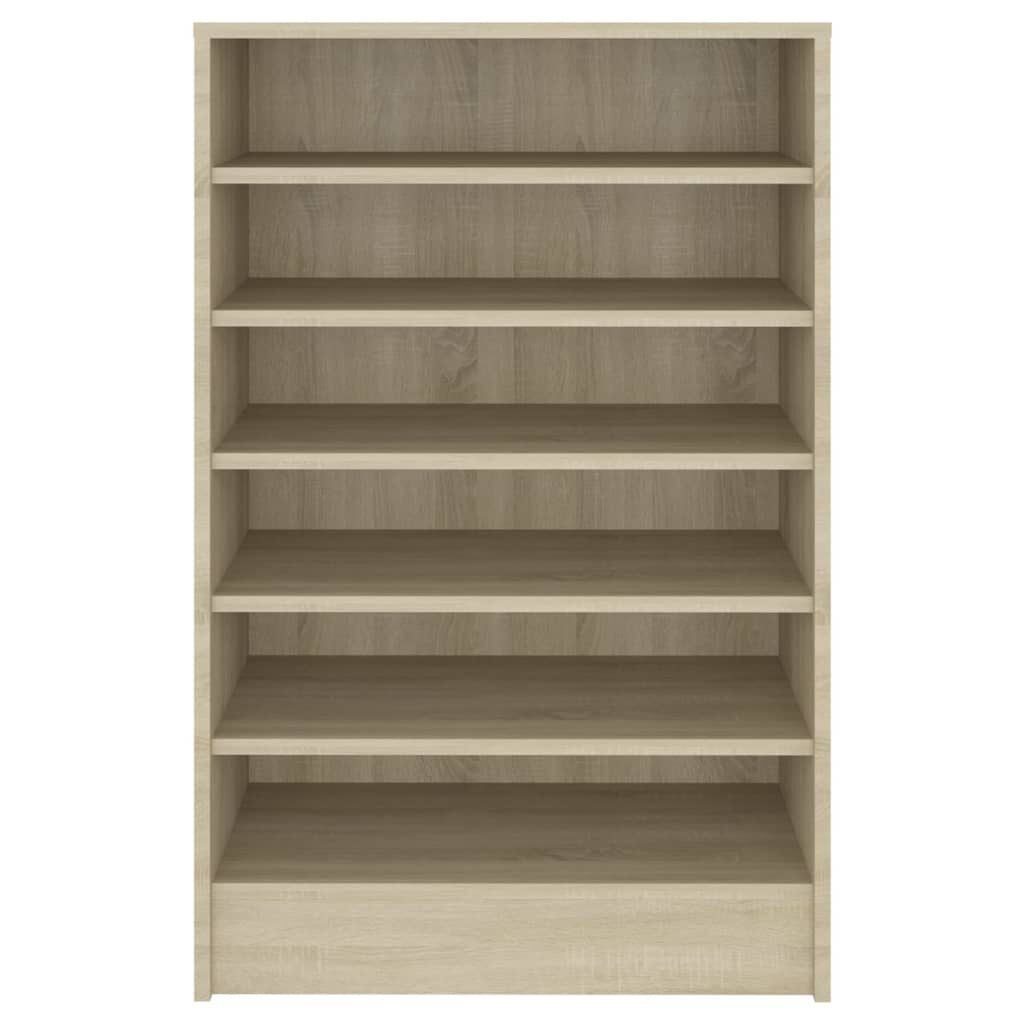 vidaXL Παπουτσοθήκη Sonoma Δρυς 60 x 35 x 92 εκ. από Επεξ. Ξύλο