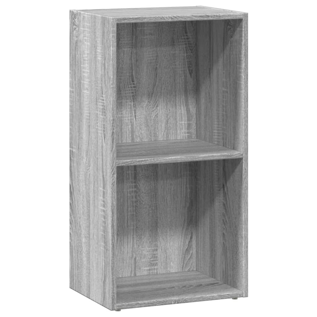 vidaXL Βιβλιοθήκη Γκρι Sonoma 40x30x77 εκ. από Επεξεργασμένο Ξύλο