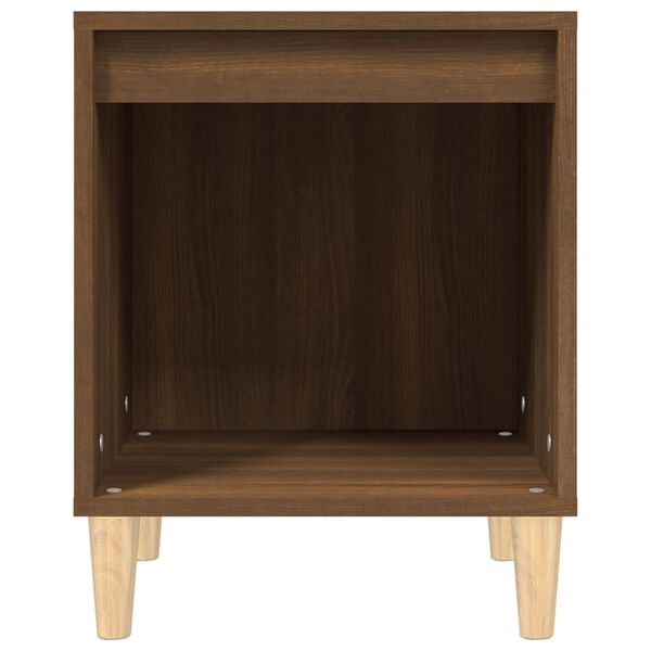 vidaXL Κομοδίνο Καφέ Δρυς 40x35x50 εκ.