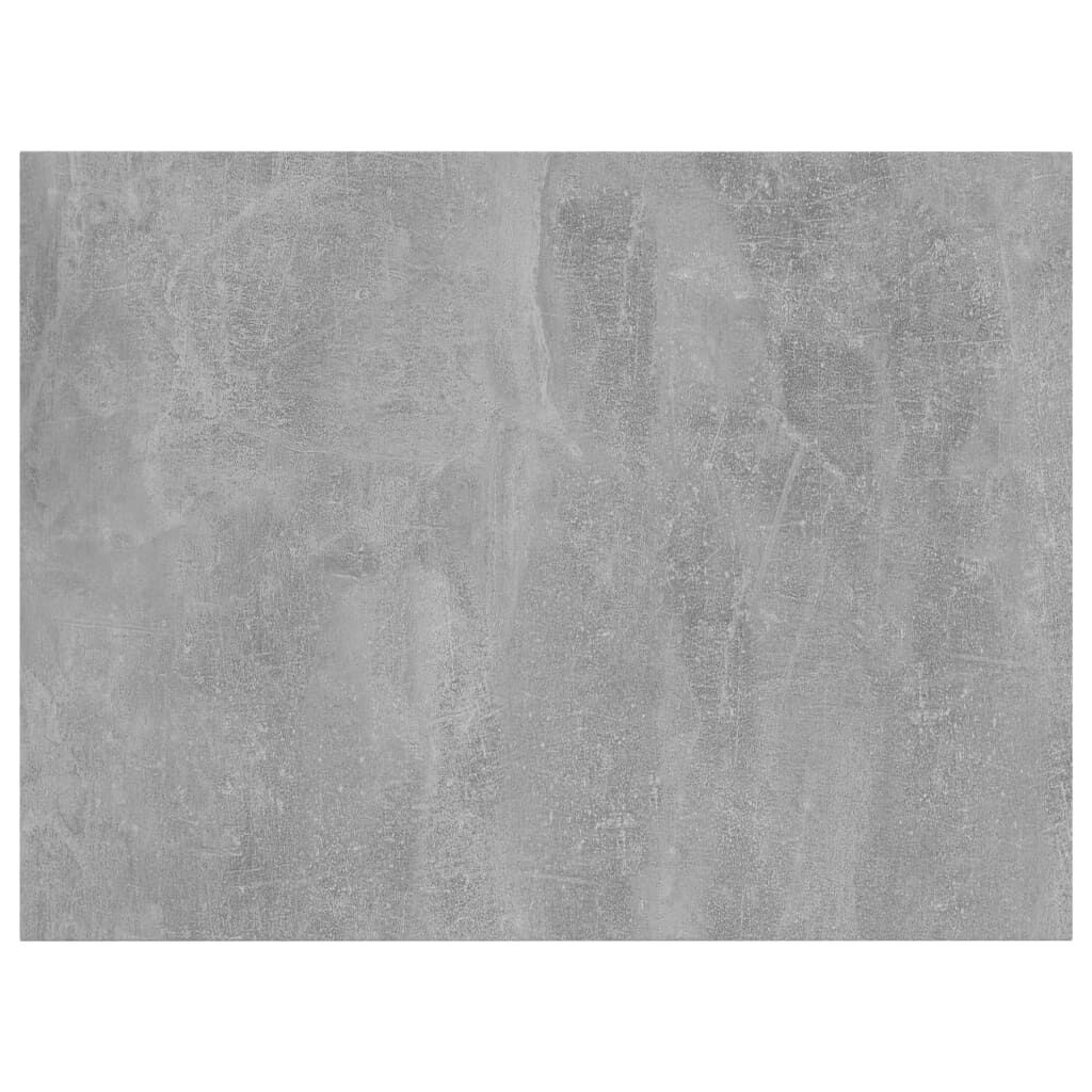 vidaXL Ράφια Βιβλιοθήκης 4 τεμ. Γκρι Σκυροδ. 40x30x1,5 εκ. Επεξ.Ξύλο