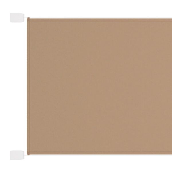 vidaXL Τέντα Κάθετη Taupe 140 x 420 εκ. από Ύφασμα Oxford