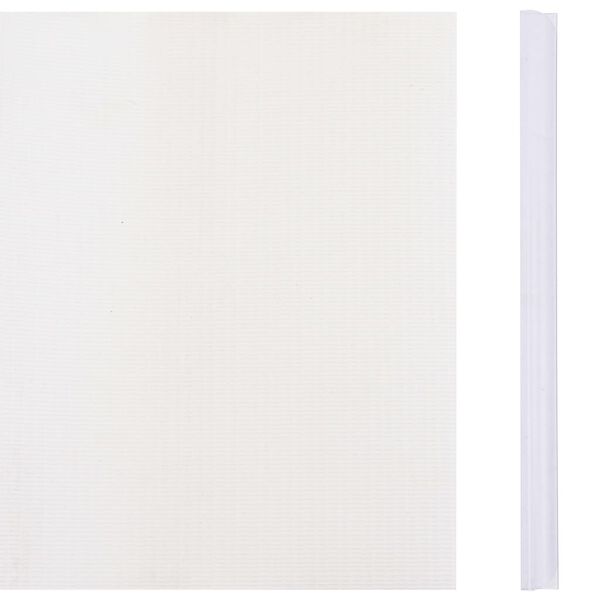 vidaXL Περίφραξη Προστατευτική Λευκή 35 x 0,19 μ. από PVC