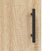 vidaXL Ντουλάπι Sonoma δρυς 69,5 x 34 x 180 εκ. από Επεξεργασμένο Ξύλο