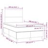 vidaXL &Kappa;&rho;&epsilon;&beta;ά&tau;&iota; Boxspring &mu;&epsilon; &Sigma;&tau;&rho;ώ&mu;&alpha; &Kappa;&rho;&epsilon;&mu; 120x200 &epsilon;&kappa;. &Upsilon;&phi;&alpha;&sigma;&mu;ά&tau;&iota;&nu;&omicron;